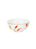 Orange Twin Flower Bowl