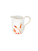 Orange Twin Flower Creamer Pot